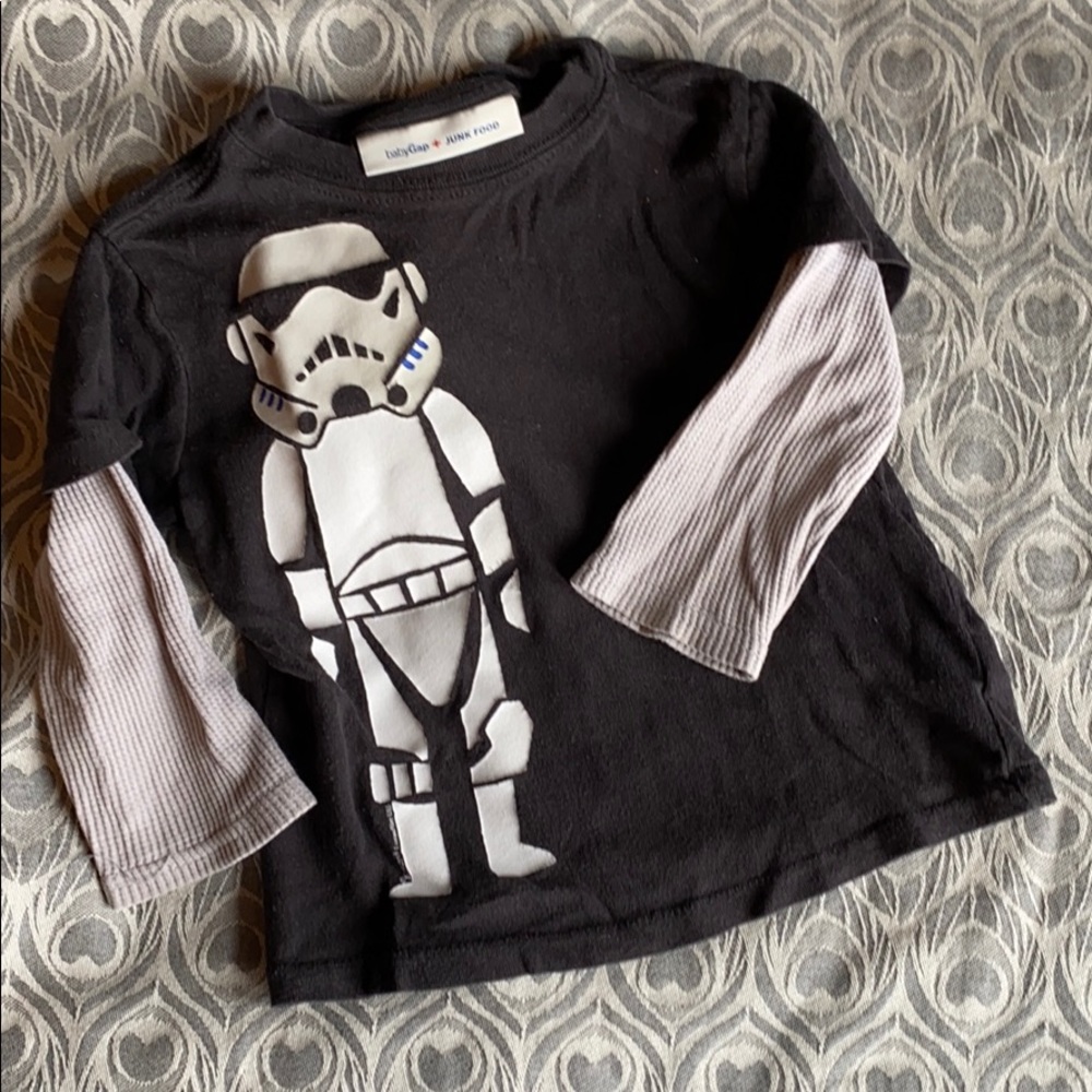 BabyGap+Junk Food Stormtrooper Shirt 12-18 months